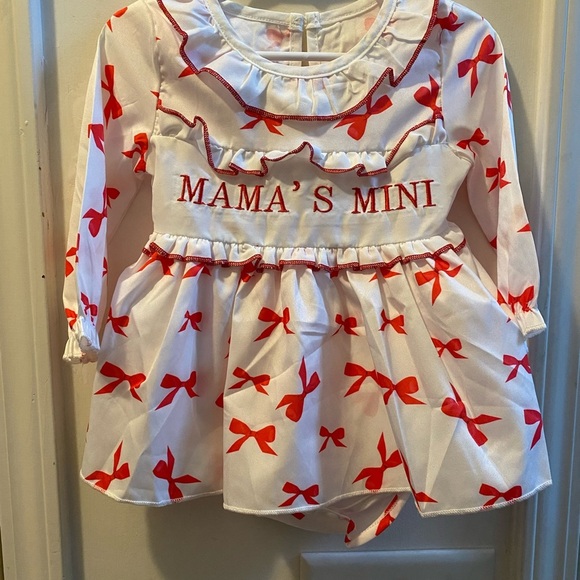 New Mama”s Mini Romper Dress - size 12-18 months - Picture 1 of 8